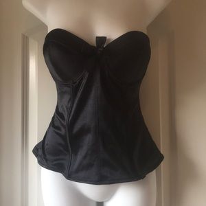 Black Bustier Corset Top GORGEOUS